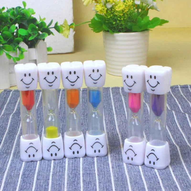 3Min Smile Sandglass Tooth Brushing Hourglass Gift Sand Clock  Dental Children Kids Toothbrush Timer Help Them Form A Good Habit 3