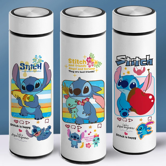 Disney Cartoon Stitch Thermos Cup Steedy Water Vacuum Cup Boy Girl Students  304 Stainless Steel School Water Bottle 500ML - AliExpress