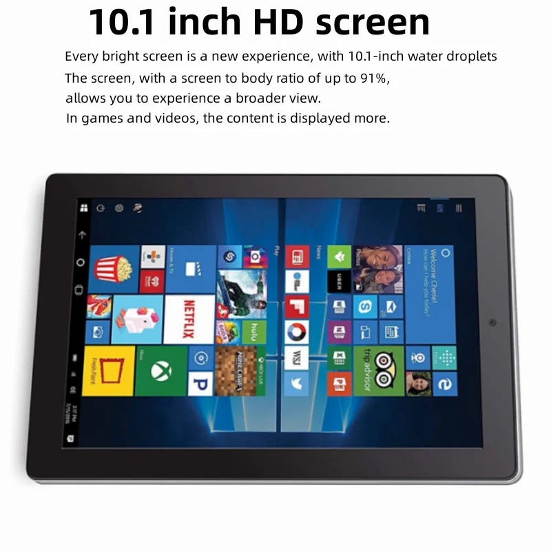 2024 Newest Game Play 10.1 Windows 10 Tablet Pc 2GB RAM 32GB ROM 32-bit  Tablets Quad Core Tablets Dual Camera W101SA23