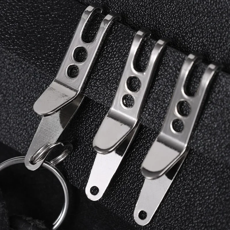 EDC Bag Gear Pocket Suspension Clip with Key Carabiner Clip Outdoor Quicklink Keychain Key Suspension Pocket Clip Camping Gadget