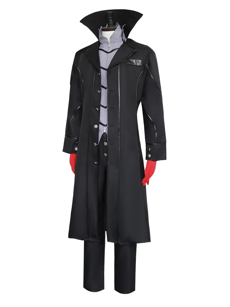Persona 5: Joker (Amamiya Ren) | Phantom Thief Cosplay Costume with Wig 29 Persona 5 Joker Phantom Thief Cosplay Costume with Wig for Adults (Unofficial)