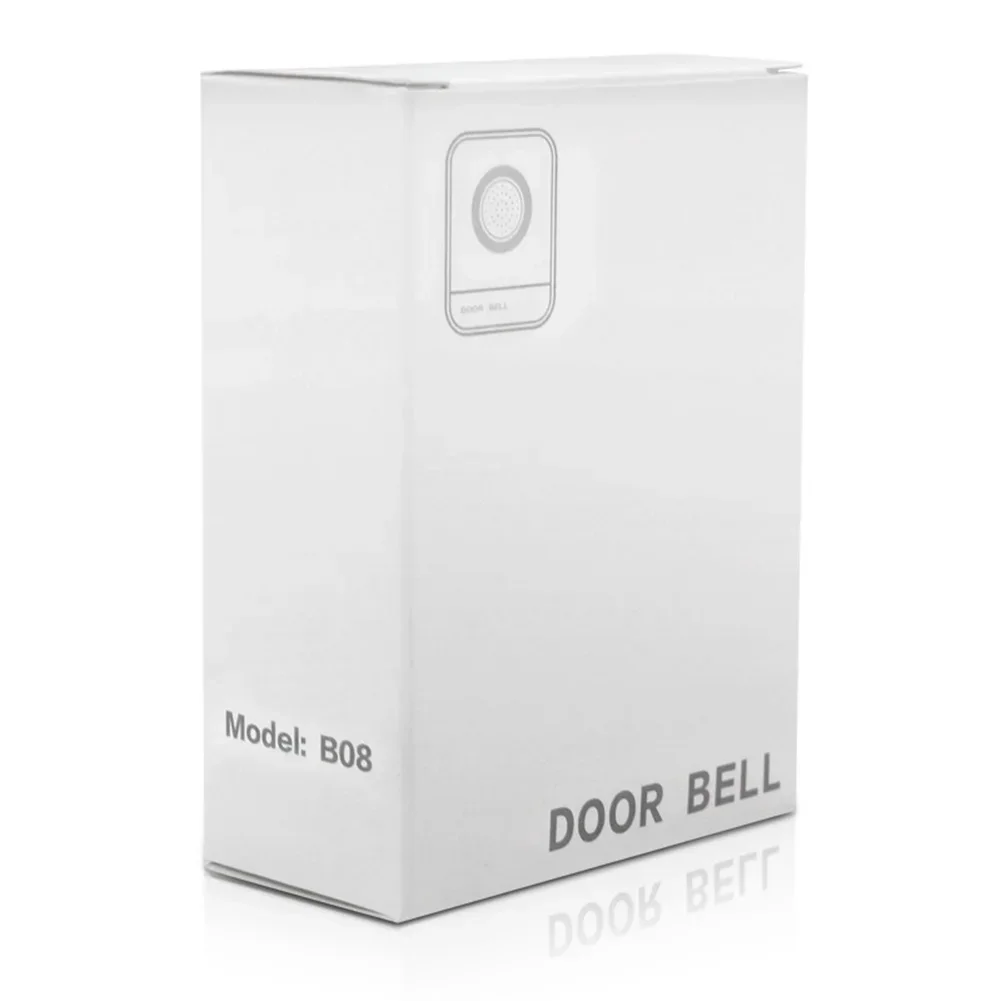 B08 Doorbell Doorbell Home Hotel No Battery ABS Plastic Clear Ding-dong Sound Easy Installation External Wired