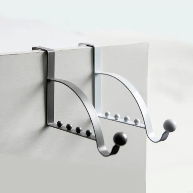 28TC Over The Door Hooks for Hangers Strong Over Door Hook for Hanging Clothes, 3