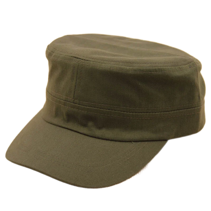 Adjustable Women Men Classic Flat Top Baseball Cap Vintage Military
