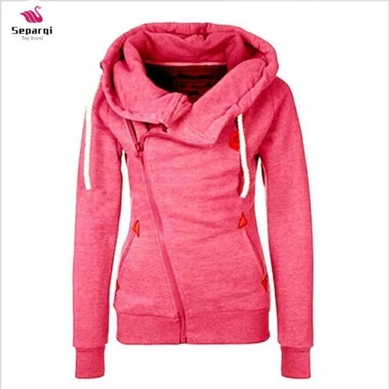 

Spring Zipper Warm Fashion Hoodies Women Long Sleeve Hoodies Jackets Hoody Jumper Overcoat Outwear Female Sweatshirts