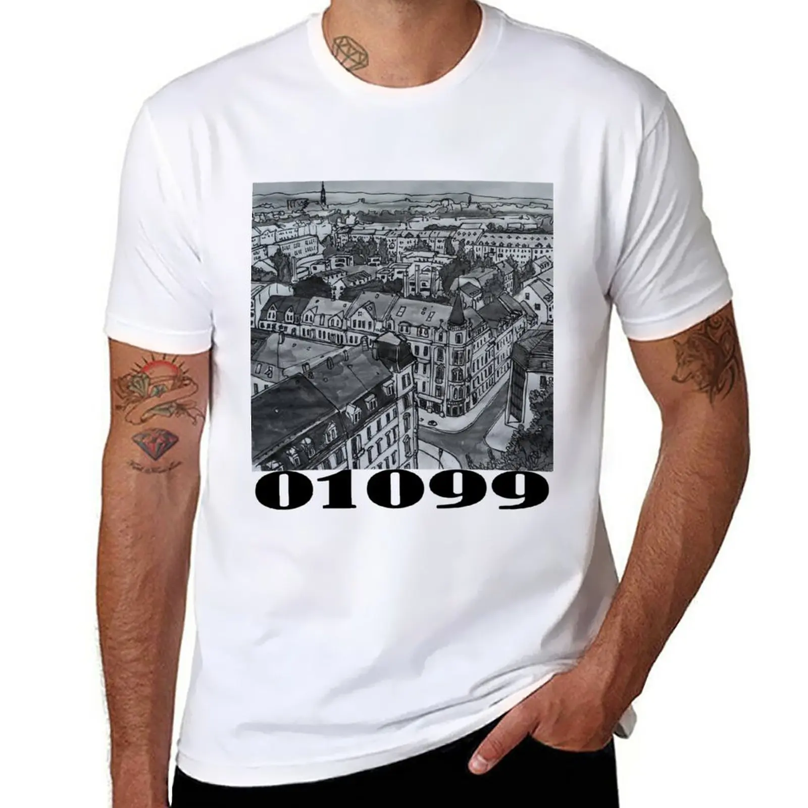 

New 01099 Dresden T-Shirt custom t shirts design your own black t shirts Short sleeve mens big and tall t shirts