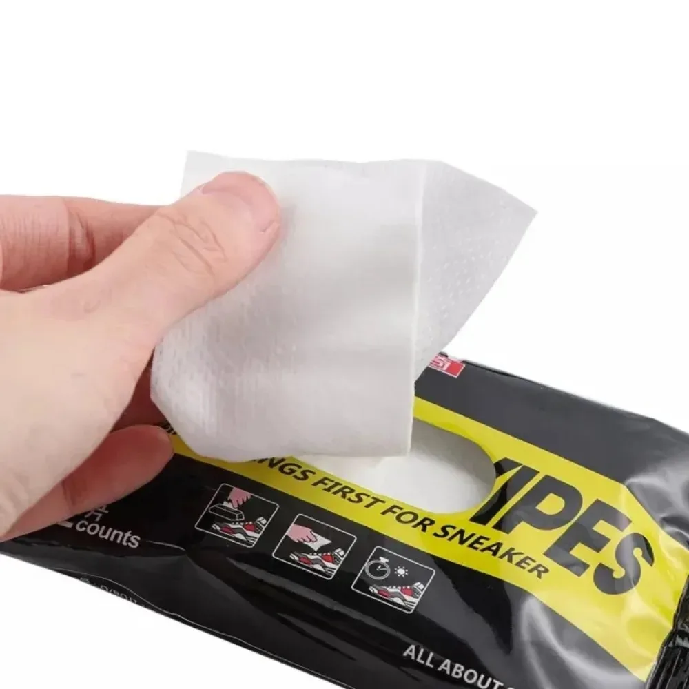 Disposable Shoe Cleaning Wipes Travel Portable No-rinse Fast Cleaning Tools for Sneaker Scrubbing Quick Remove Dirt 60/12pcs