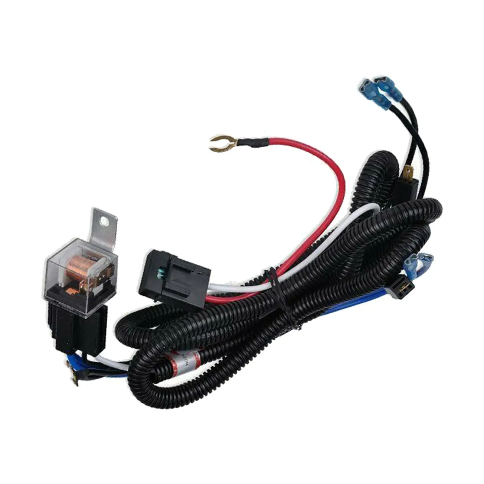 12V / 24V Horn And Wire Harness Relay for Car Grille Assemble Blast Sound Total Length 170cm Auto Spare Parts