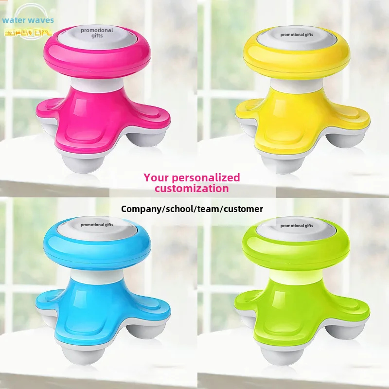 Neck Massager Mini Usb Battery Two-use Plastic Triangle Small Electric Usb Massage Tools Accessories