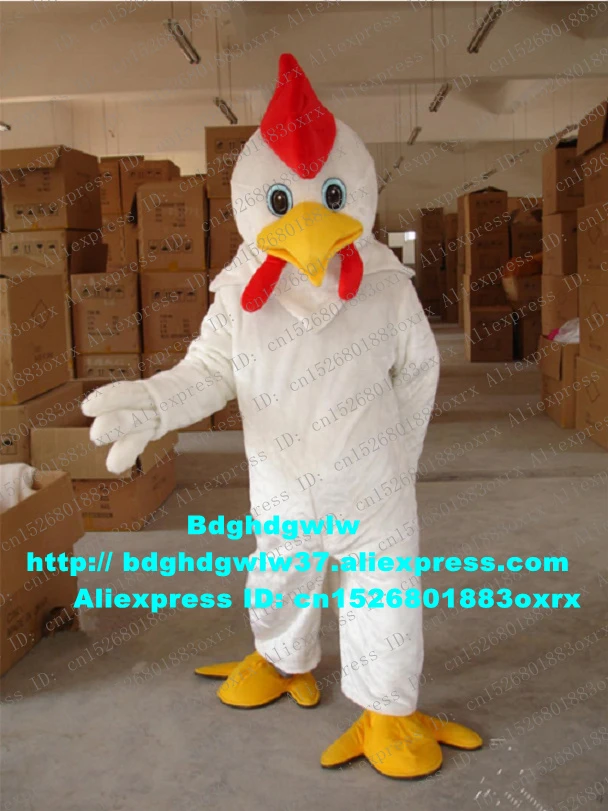 New White Chick Chicken Chook Cock Rooster Mascot Costume Adult Cartoon  Outfit Suit Annual Dinner Brand Name Promotion Cx4036 - Mascot - AliExpress