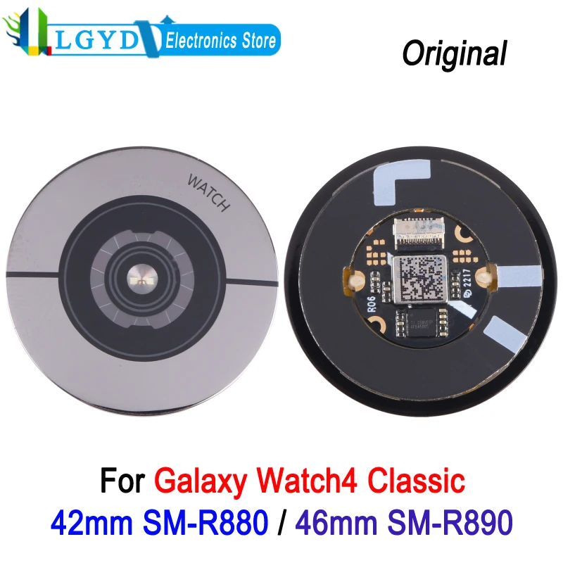 

Оригинальная стеклянная задняя крышка с пульсометром для Samsung Galaxy Watch4 Classic, 42 мм, фотоэлемент/46 мм