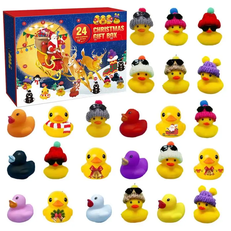 Rubber Duck Advent Calendar | Rubber Duck Bath Animals | Christmas Rubber  Duck - Gift - Aliexpress