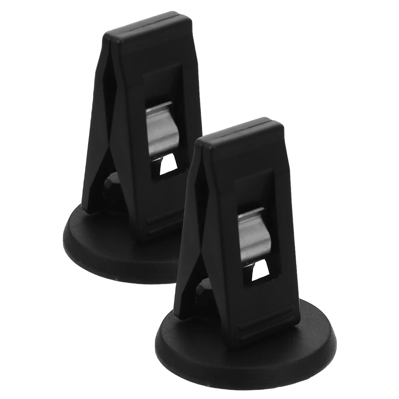 2Pcs 투명 티켓 폴더 자동차 청구서 용 다기능 플라스틱 클립 노트 홀더 편리한 티켓 폴더