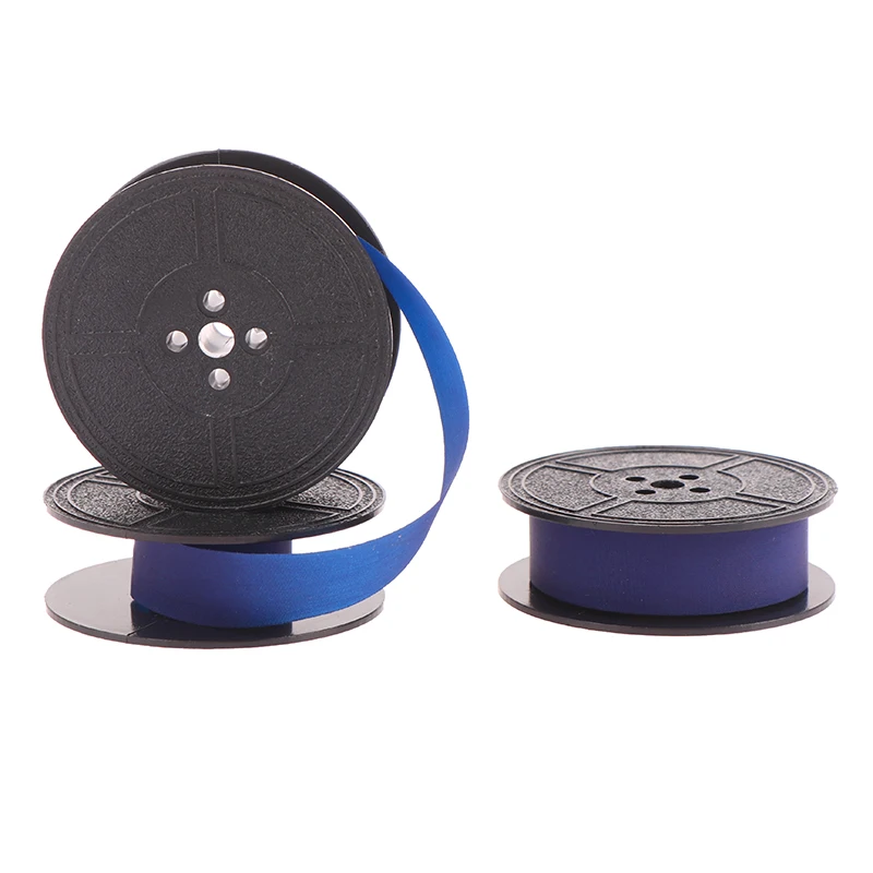 

1pc Typewriter Ribbon Twin Spool Typewriter Ribbon Blue And Black Twin Spool Replacement Pack For Most Typewriter Accessories
