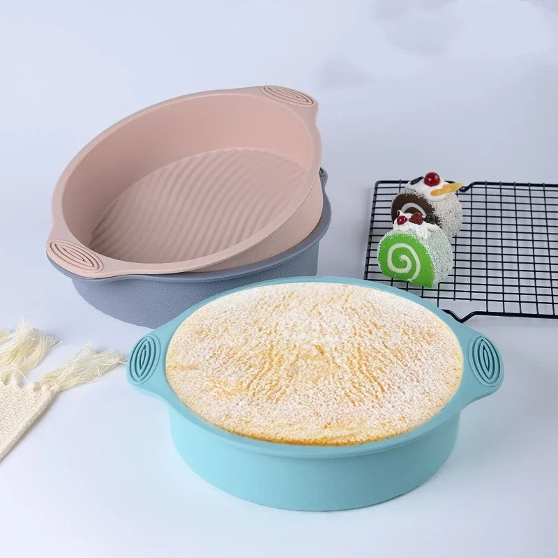 Silicone Round Cake Mould Baking Pan Pastry Tool