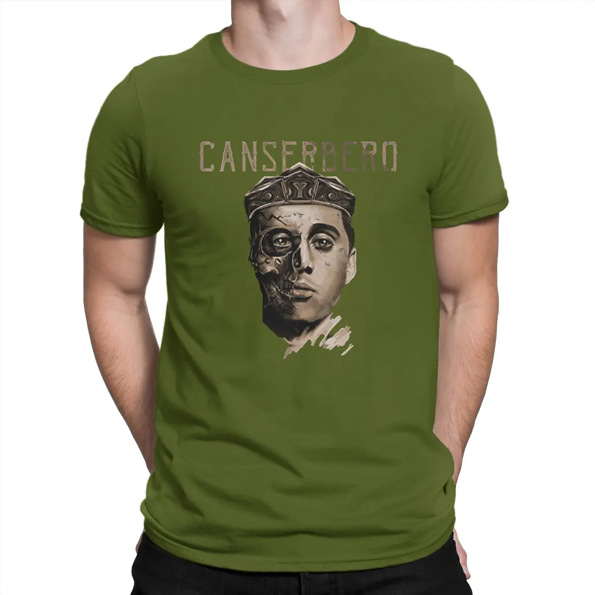 thumbnail image 1 of Camiseta de hip hop Tir José González Orama, camiseta de ocio Canserbero, artículos de verano para adultos, 1 of 7