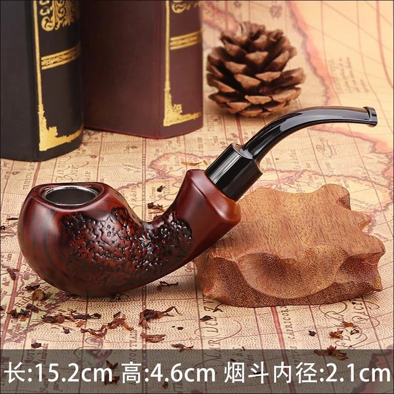 

Carved Resin Pipes with Chimney Filter, Smoking Pipe, Tobacco Pipe, Cigar Gifts, Grinder Smoke Mouthpiece, Cigarette Holder, New