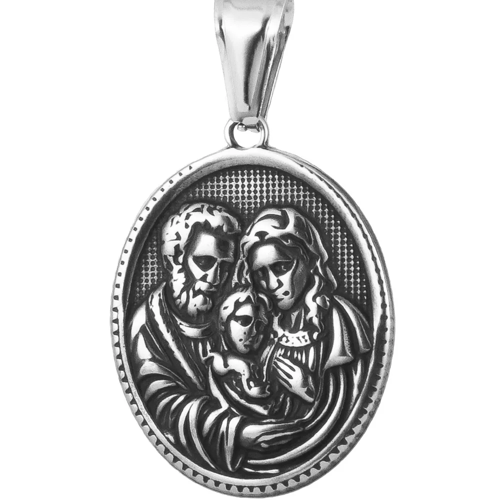 Holy Family Pendant Necklace 5