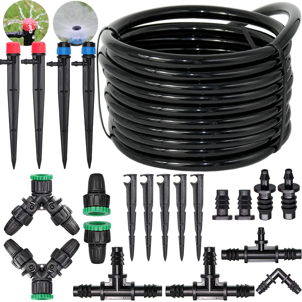 TRAHOO-5 Pcs 4/7mm Et 8/11mm T Pour Tuyau D'eau Joint Jardin D'arrosage