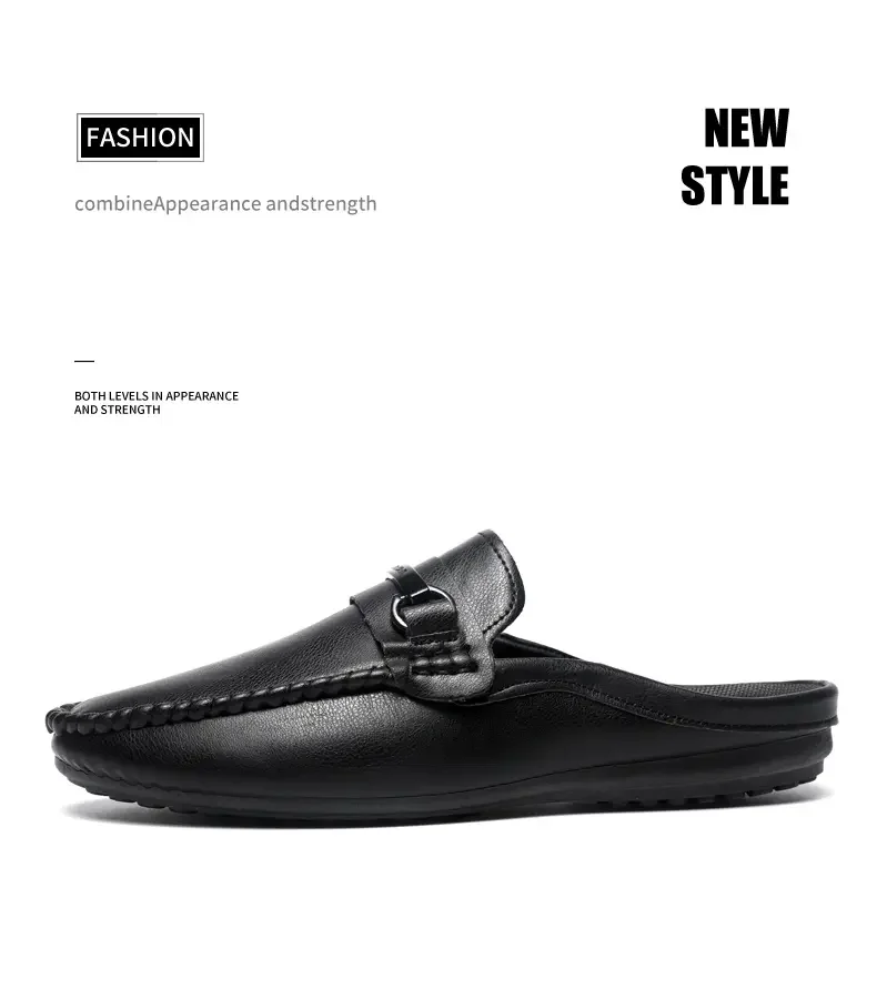 Herren Pantoletten Slipper Als Bequeme Freizeitschuhe Ohne Ferse_voghion.com