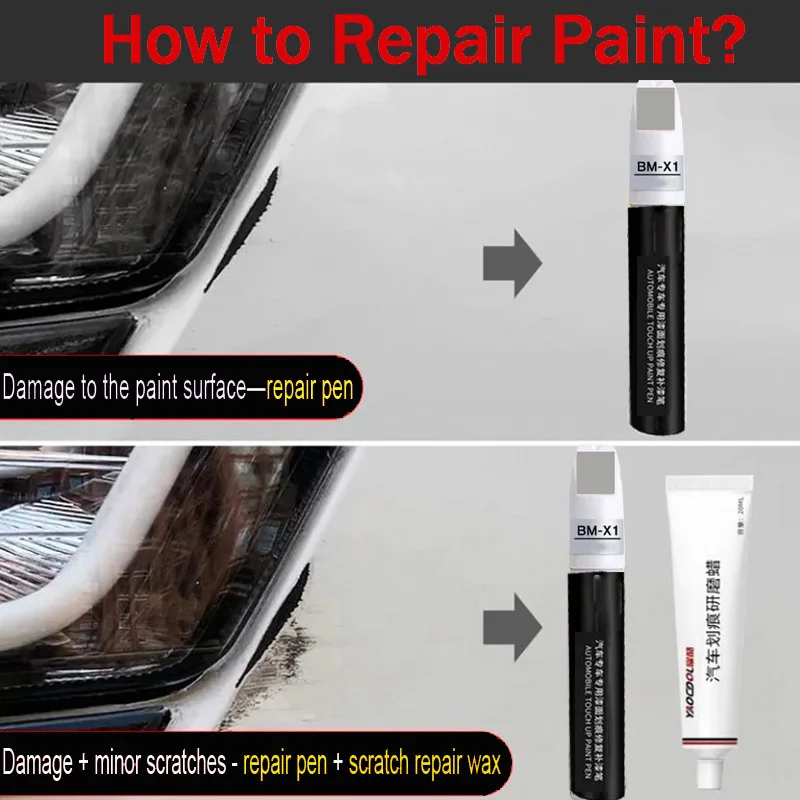 Car Paint Scratch Repair Pen For Volvo xc60 s90 s60 xc40 xc90 Original Crystal White