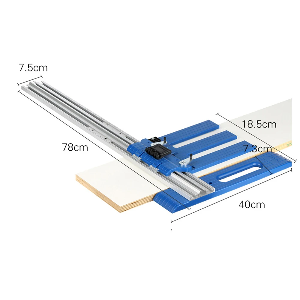 Circular Saw Guide Woodworking Cutting Guide Rail Aluminum Alloy Engineering Pla