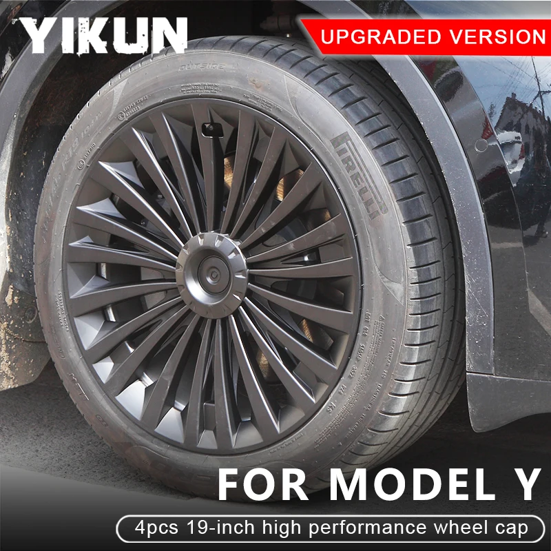4PCS wheel hub caps for Tesla Model Y 19 Inch