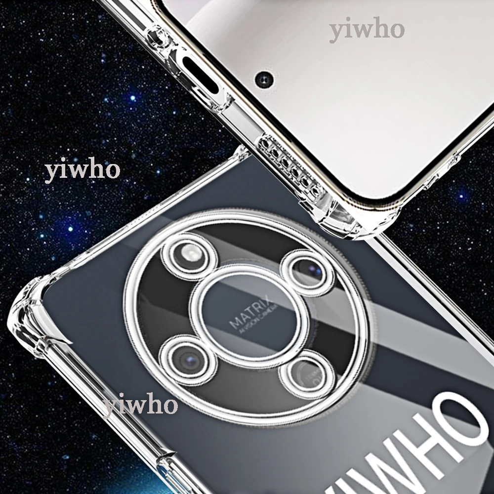 Shockproof Clear Transparent Phone Case, Soft TPU Back Cover 10-Pack