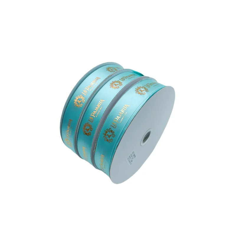 

Ribbon customizationCustomized grosgrain silk ribbon with logo