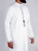 Muslim men's embroidered hooded robe, new style from Jubas, Middle East, loose long-sleeved ethnic style, available now