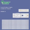New 8pcs/Kit LED Strips TV TD-SYSTEMS K50DLM8FS K50DL8FS POLAROID 50TR7U 50T7U MAKENA 50S7 JL.D50051330-170DS-M_V01 170BS 170AS 1