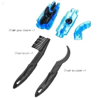 Nettoyeur de chaîne de vélo portable, brosses de nettoyage, outil de lavage, kit de nettoyage pour vélo de montagne, accessoire extérieur 4