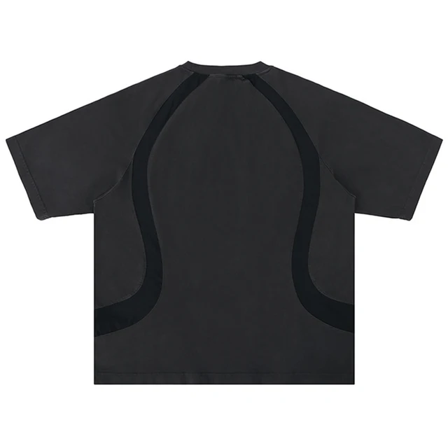 4 Pack Men's Oversized Heavy Cotton T-Shirts - Vintage Baggy Streetwear Tees, Unisex Loose Fit