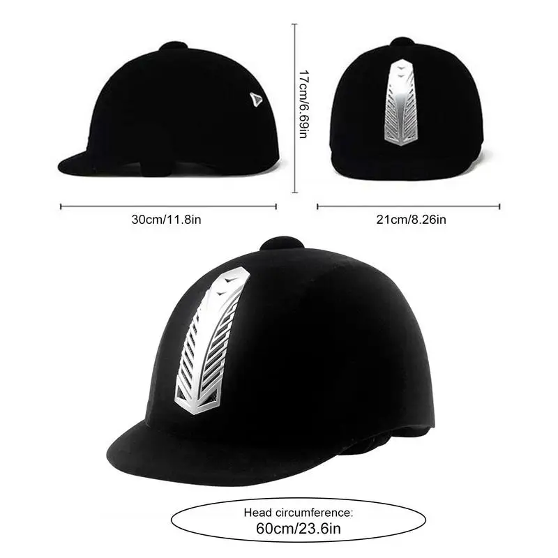 Equestrian Horse Riding Helmet Breathable Durable ABS Safety Half Cover Headgear Breathable Safety Hats For Equestrian Riders ﻿ 6