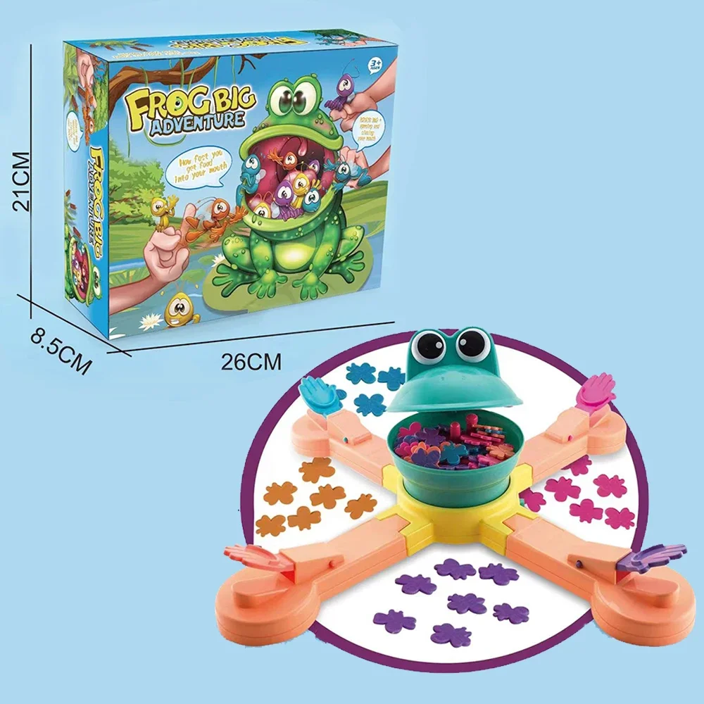 Electric Interactive Frog Toys for Children Party Game Multiplayer Educational Parent-Child Game Kids Birthday Xmas Gifts 6