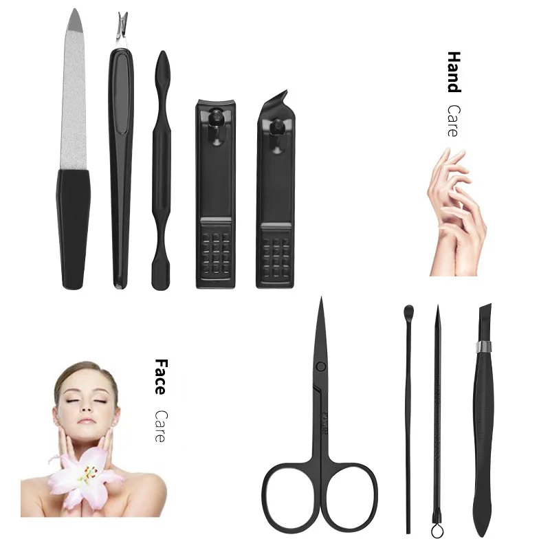 7/8/9/19Pcs Nail Clipper Set Manicure Cutters Stainless Steel Nail File Pedicure Scissors Tool Household Trimming Kit nail scissors set nail clipper set nail care kit manicure pedicure kit manicure nail clipper set manicure sets manicure set nail clippers kit nail clipper nail clippers