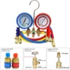 R134a R22 R12 R502 Refrigerant manifold meter set AC manifold meter set Refrigerant diagnostic meter set Air conditioning tool 4