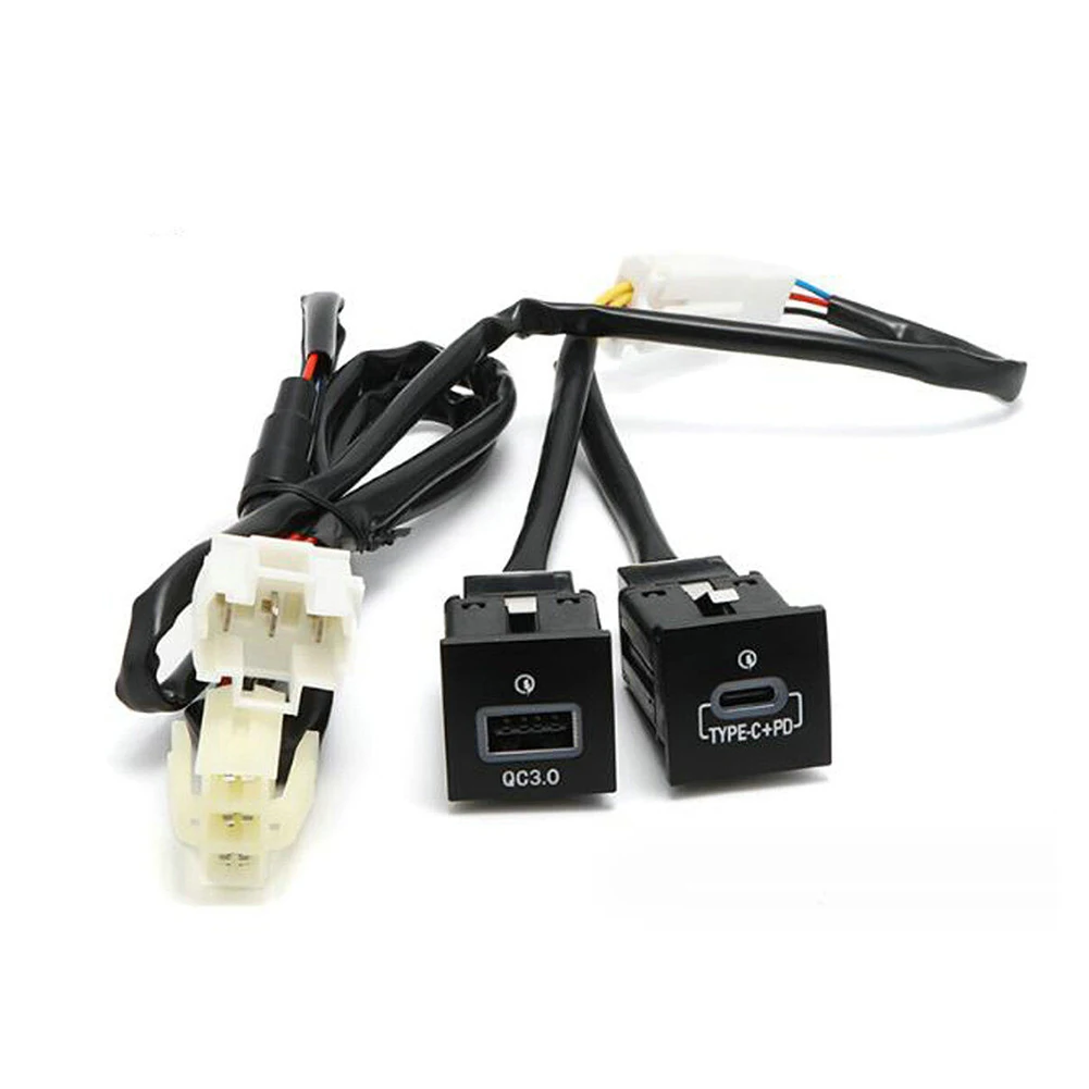 

Зарядное устройство PD для Golf/R-Line 2006-2013 MK5 MK6 Touran 2011-15, 1 шт., зарядка для салона автомобиля 12 В-24 В постоянного тока