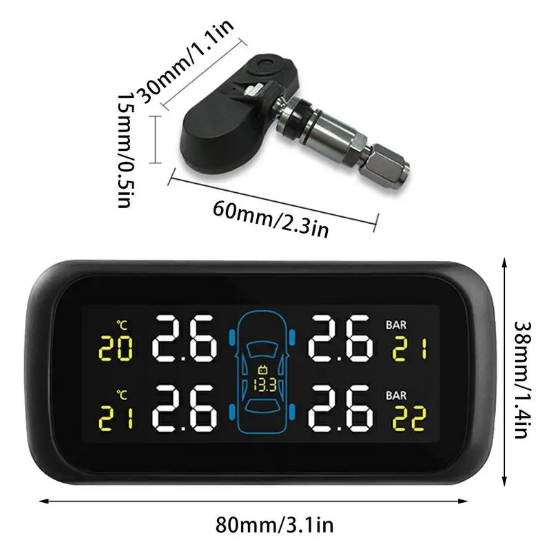 ڵ TPMS Ÿ̾ з  ý, ڵ LCD ǽð , Ÿ̾ з ǵ ý, з  µ