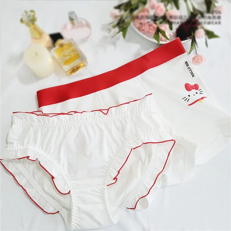 Cueca samba canção Hello Kitty vermelha, Sanrio