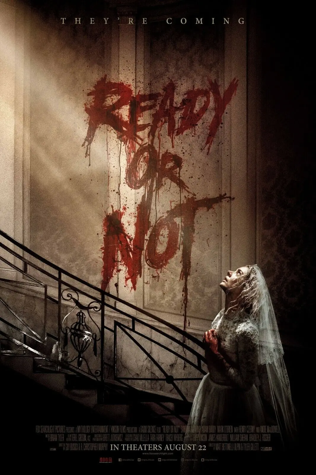

Ready or Not Movie Print Art Canvas Poster for Living Room Decoration Home Wall Decor Picture