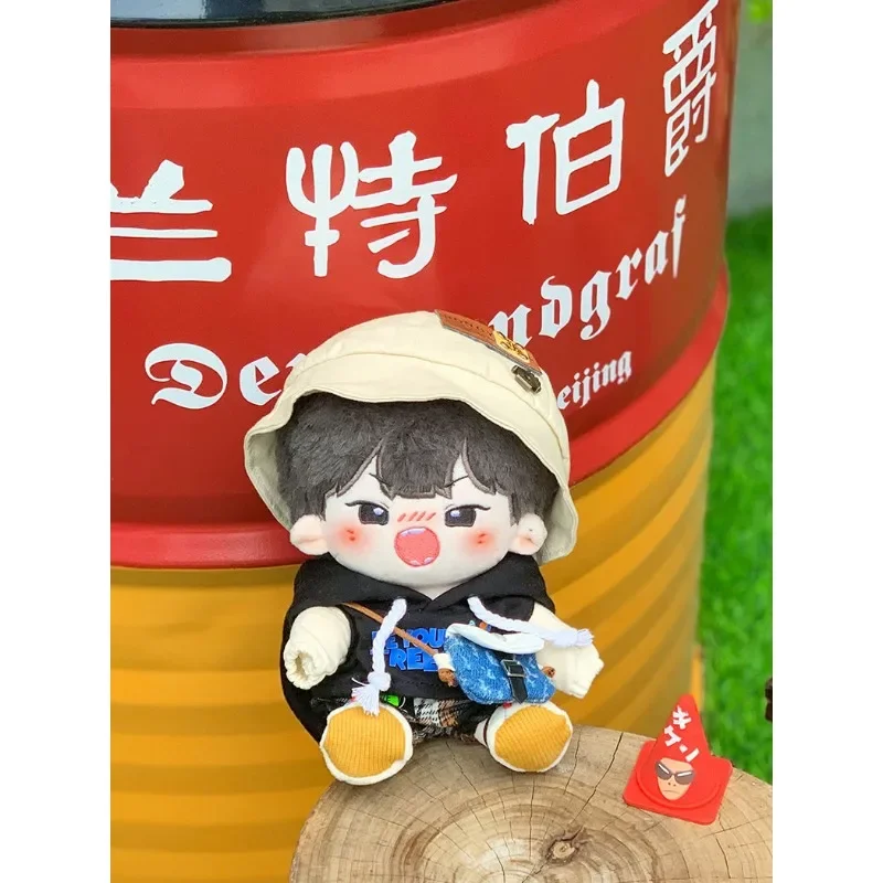 Cotton doll clothes and baby clothes set 20cm 15cm handsome doll plush toy dressing 4