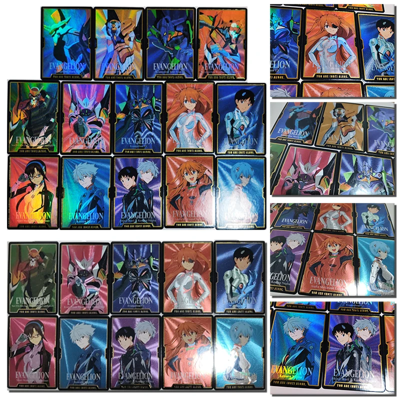

Anime Goddess Story NEON GENESIS EVANGELION Ayanami Rei Ikari Shinji Homemade flash cards collection Birthday Christmas gifts