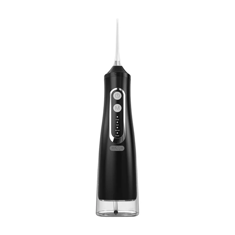 

Oral Irrigator Portable Dental Water Flosser USB Rechargeable Water Jet Floss Tooth Pick 4 Jet Tip 3 Modes IPX7 1400rpm JT232603