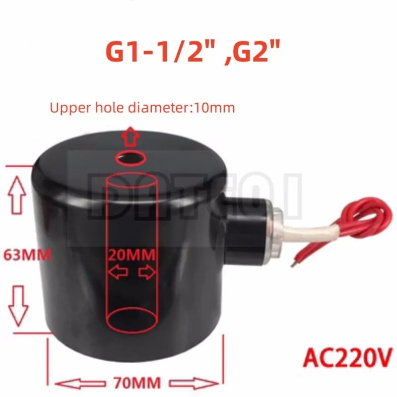 Válvula de Água Solenóide de Poupança de Energia Válvula de Água ar 2w 2s Series 40040 50050 220v 24v Module id 20 mm