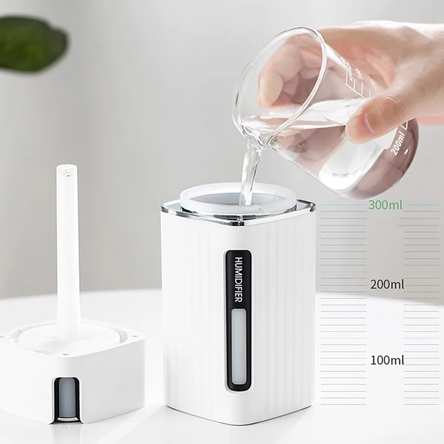 Air Humidifier Ultrasonic Smart Cool Mist Aroma Diffuser HumidifiersWith Color LED Light Mist Maker Fogger For Office Car Home 5