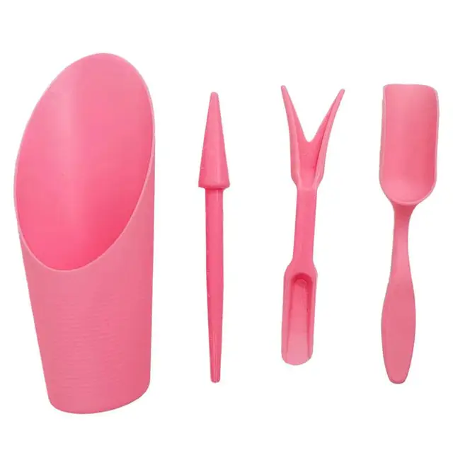 4Db Mini Kerti Szerszámok Beállított Átültetési Miniatűr Lapátkapocsos Vödör Zamatos Készlet Beltéri Kültéri Tündérkerthez - Image 4