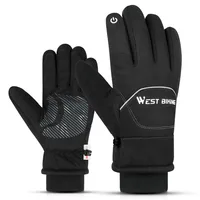 WEST BIKING Waterproof Bike Gloves Winter Warm Touch Screen Cycling Gloves 3M Thinsulate Thermal Sport MTB Road Bike Ski Gloves 2