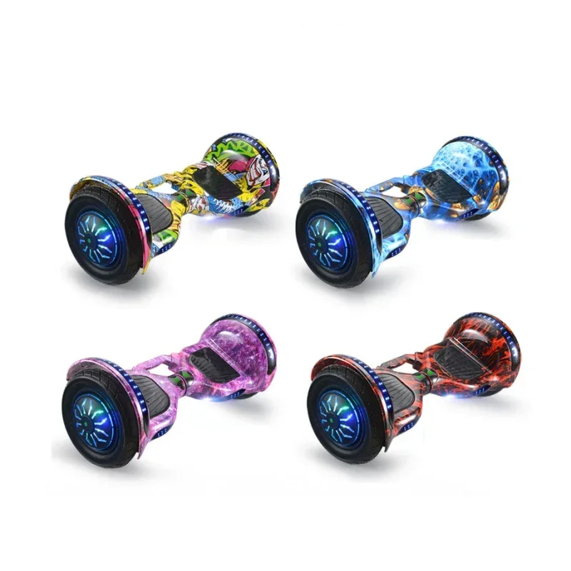 Self Balance Electric Scooters with Luminous Wheels,10 Inch Two Wheel ,Hover Board Hoverboards,for Adults and Children
