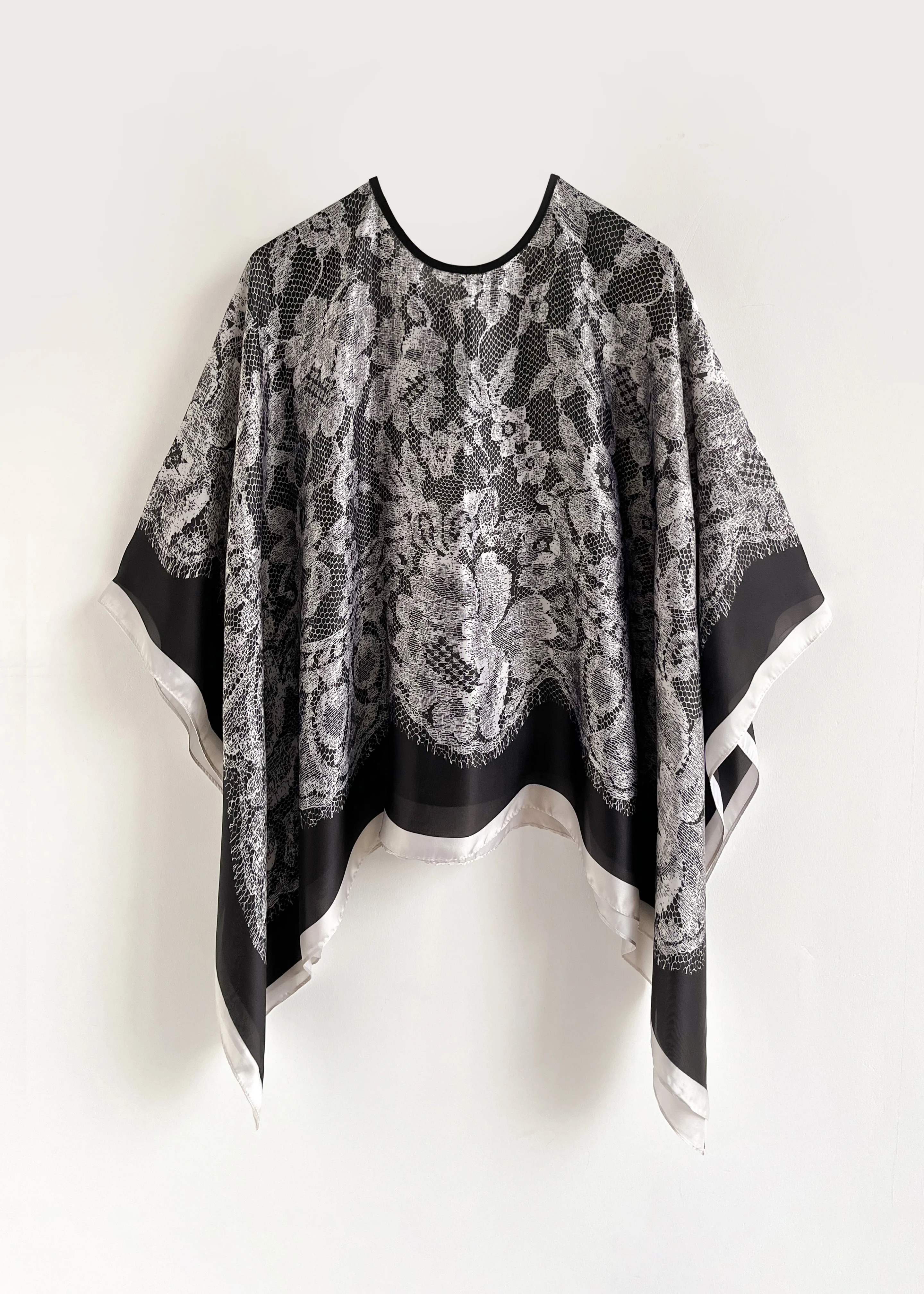 Poncho Pullover Shawl Sun Protection Scarf 2024 New Versatile Scarf Paired With Women's Loose Summer Sunscreen Leisure Clothi